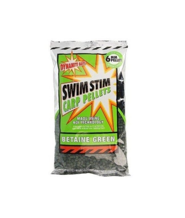 Pelete Dynamite Baits Swim Stim Betaine Green Pellets 3mm 900g