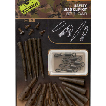 Fox Edges Camo Safety Lead Clip Kit Size 7 (EUR 5,56)