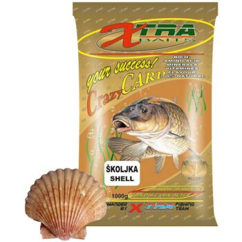 Hrana XTRA CRAZY CARP ŠKOLJKA 1KG (EUR 2,64)