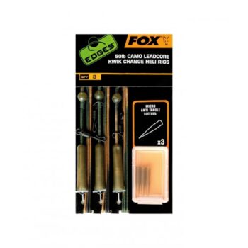 Fox Tied Camo Leadcore Lead Heli Rig Leaders (EUR 6,62)